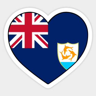 Heart - Anguilla _041 Sticker